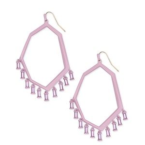 Kendra Scott Thomas Earrings in Amethyst, Matte Lilac
